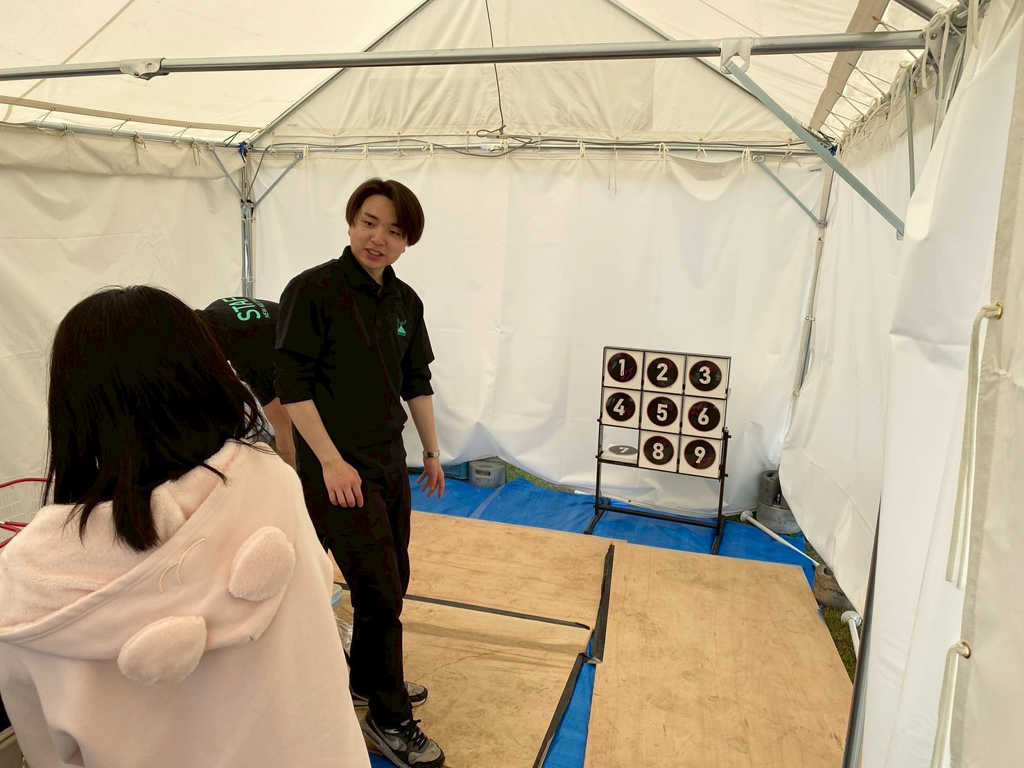 スタジオコンサート野外ブース運営