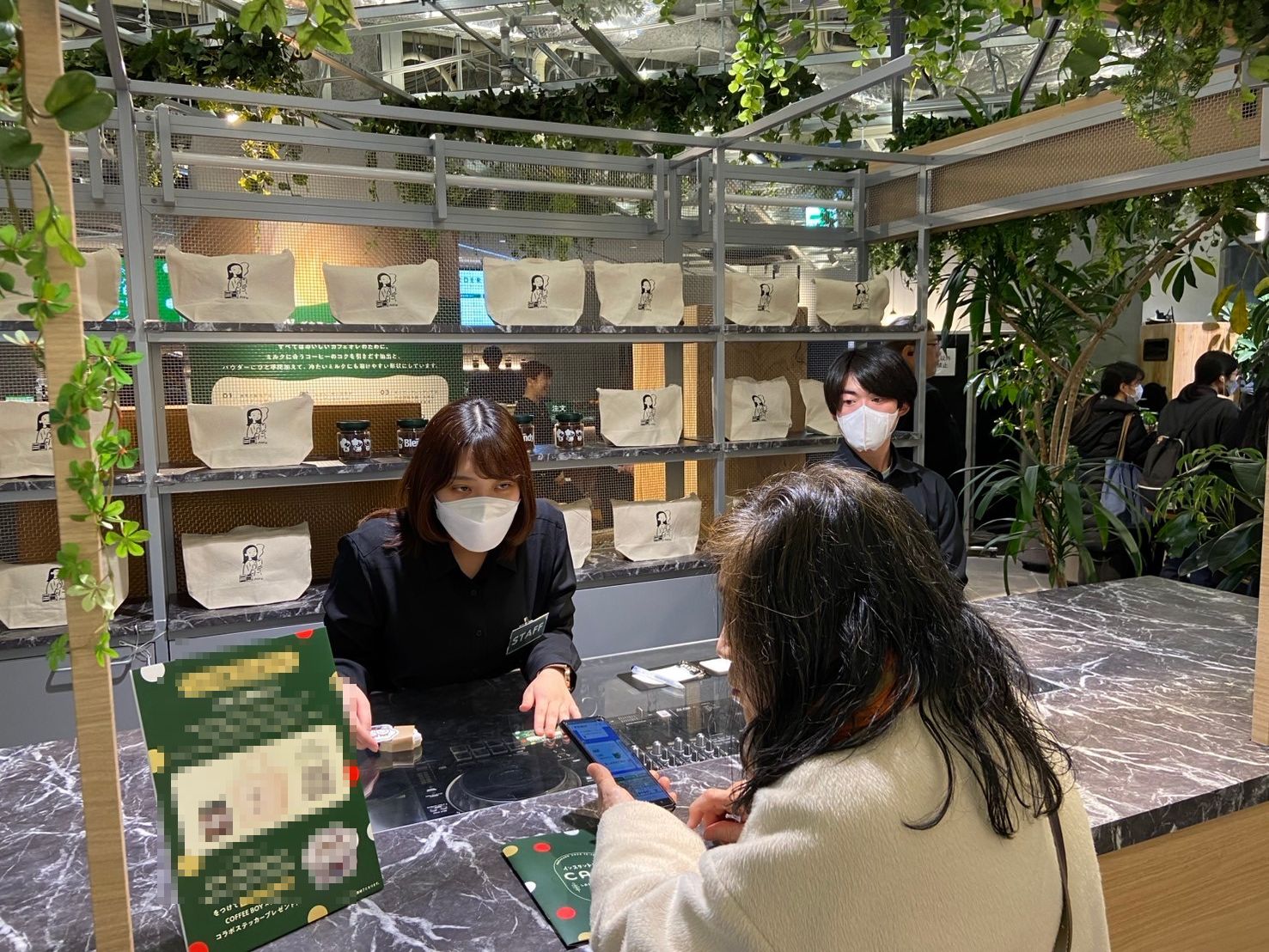 コーヒーポップアップストア運営